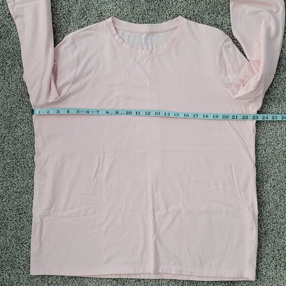 Ladies Lands End Long Sleeve Pink T-shirt XL -18, Pre-Owned in Nice Condition - Picture 7 of 11